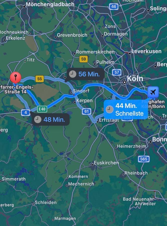 Ruhiges Juwel: Frisch Renoviert 100 Qm Apartment Julich Bagian luar foto