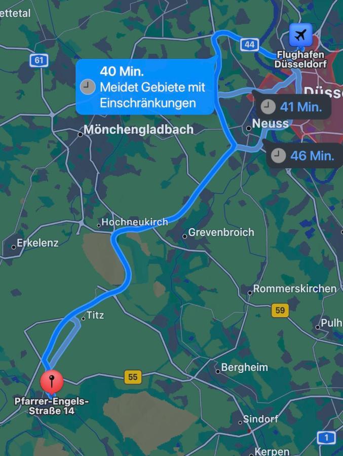 Ruhiges Juwel: Frisch Renoviert 100 Qm Apartment Julich Bagian luar foto